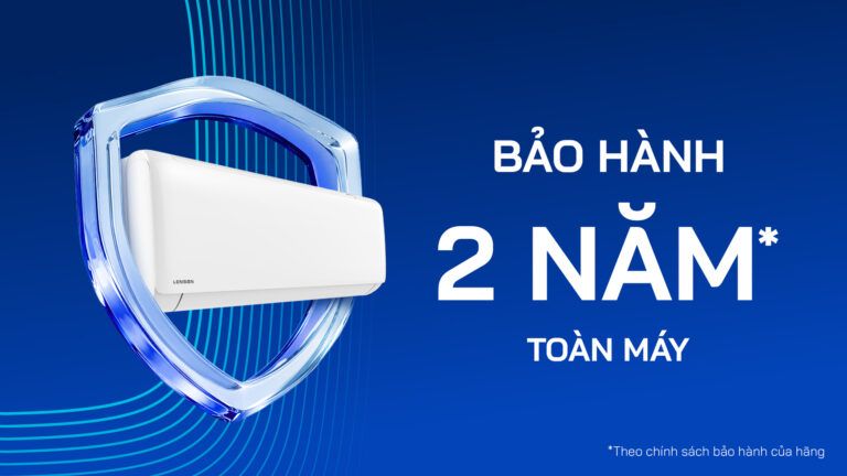 Chính sách bảo hành dài hạn với thời gian 2 năm