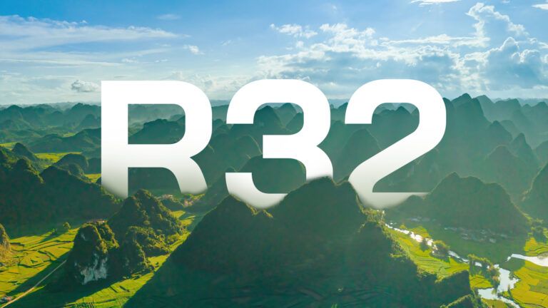 Sử dụng môi chất lạnh R32 có khả năng truyền nhiệt cao