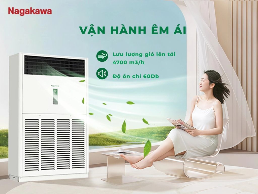 Vận hành êm ái với cường độ tiếng ồn thấp