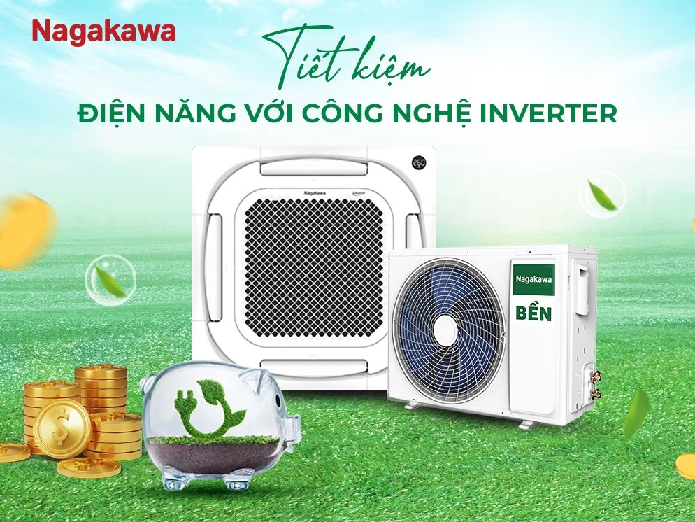 Công nghệ inverter tiết kiệm điện và duy trì hiệu suất làm lạnh ổn định 