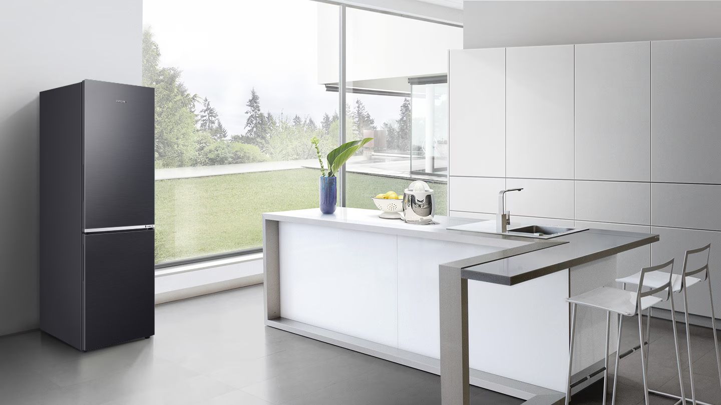 Tủ lạnh ngăn đá dưới Samsung RB27N4020B1/SV