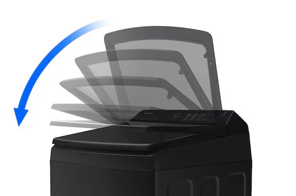 Tổng kho điều hòa, điện máy miền Bắc tại Hà Nội Cửa máy sử dụng kính cường lực được thiết kế với cơ chế đóng mềm