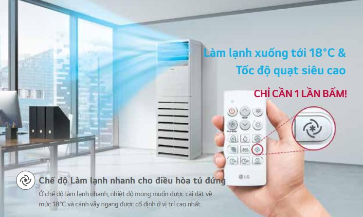 Làm lạnh nhanh chóng, mang đến sự thoải mái tối ưu 