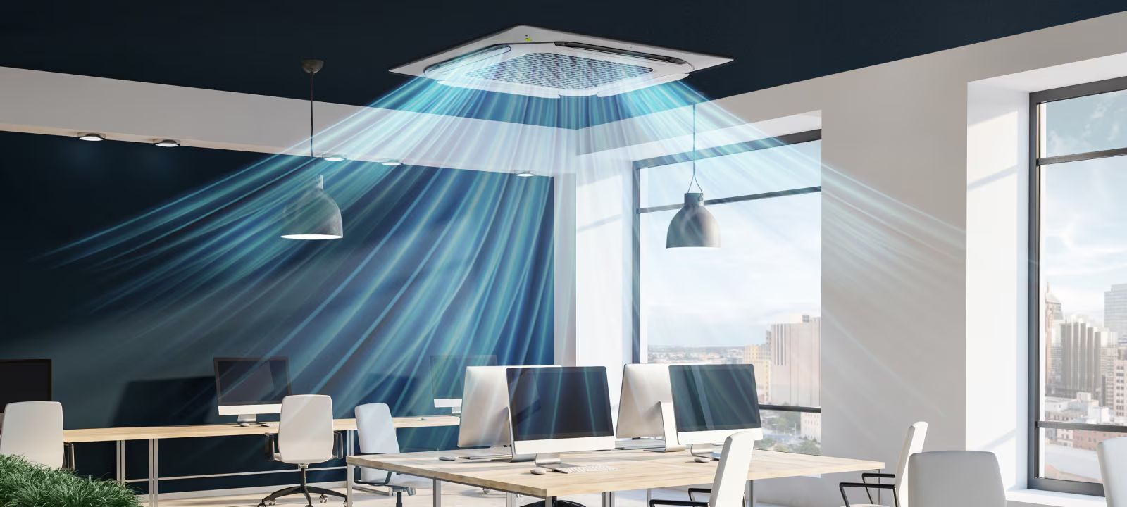 Tổng kho điều hòa, điện máy miền Bắc tại Hà Nội LG ZTNQ30GNLA1/ZUUQ30GV1 giúp phân bổ luồng khí mát mẻ đồng đều