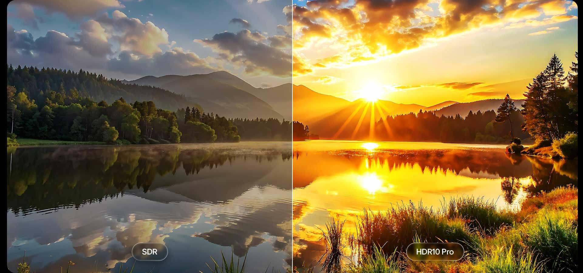Tổng kho điều hòa, điện máy miền Bắc tại Hà Nội Công nghệ HDR10 Pro còn mang đến vùng sáng rực rỡ và vùng tối sâu hơn
