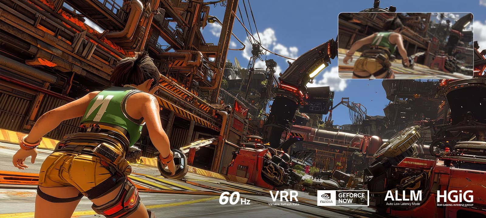 Công nghệ VRR với tần số quét lên đến 60Hz