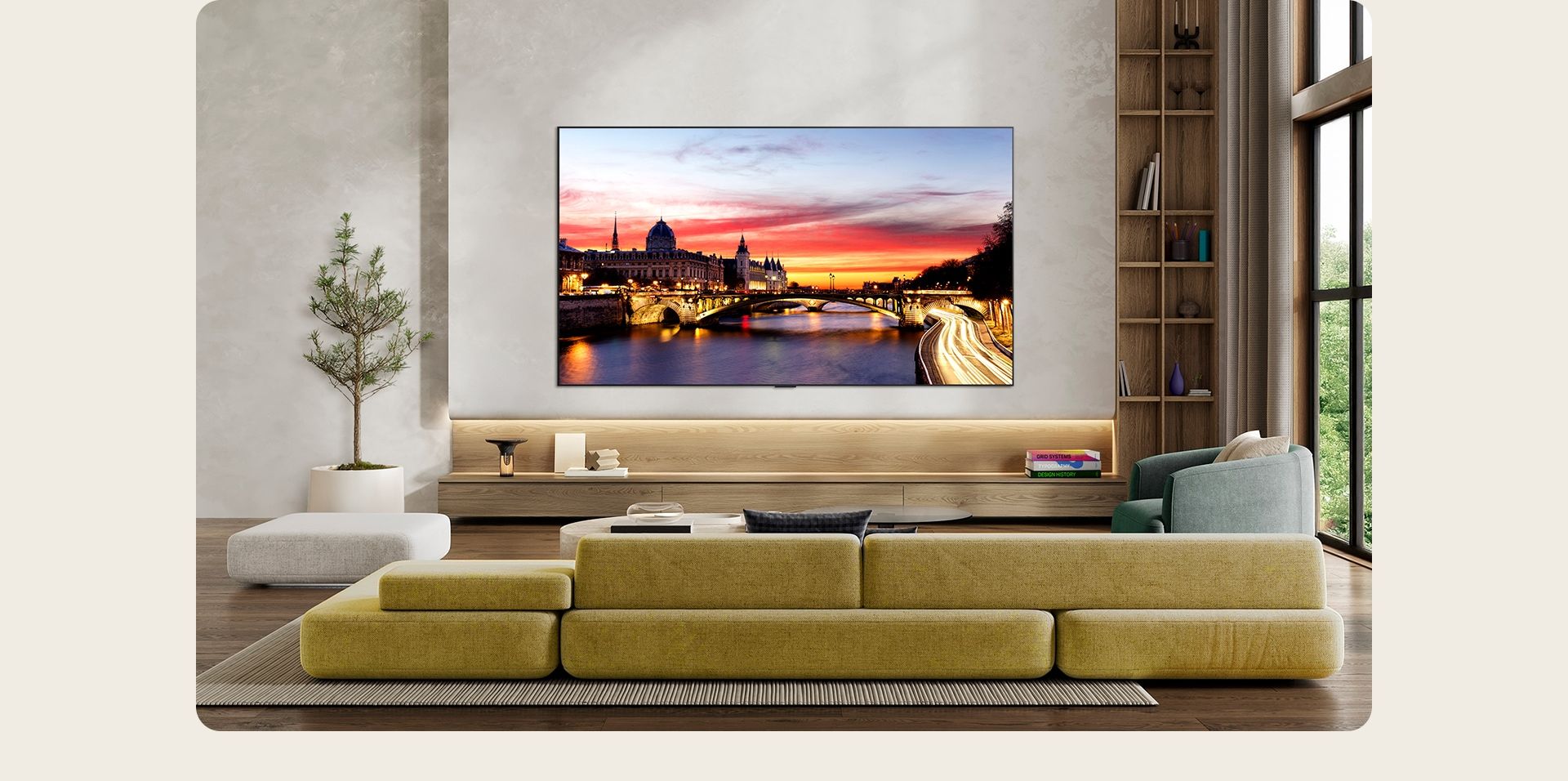 Tivi LG 55C6PSA nổi bật với thiết kế siêu mỏng