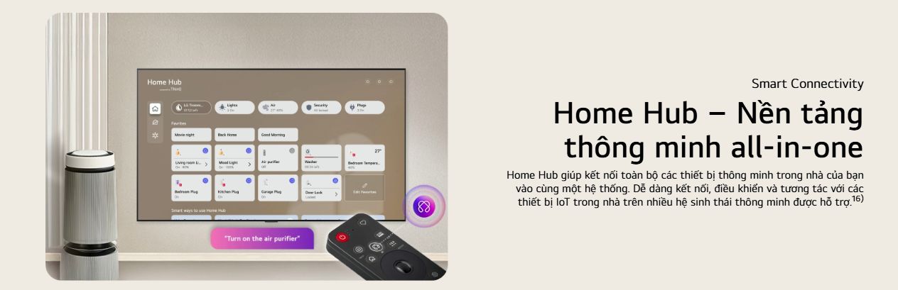 Kết nối toàn bộ các thiết bị thông minh