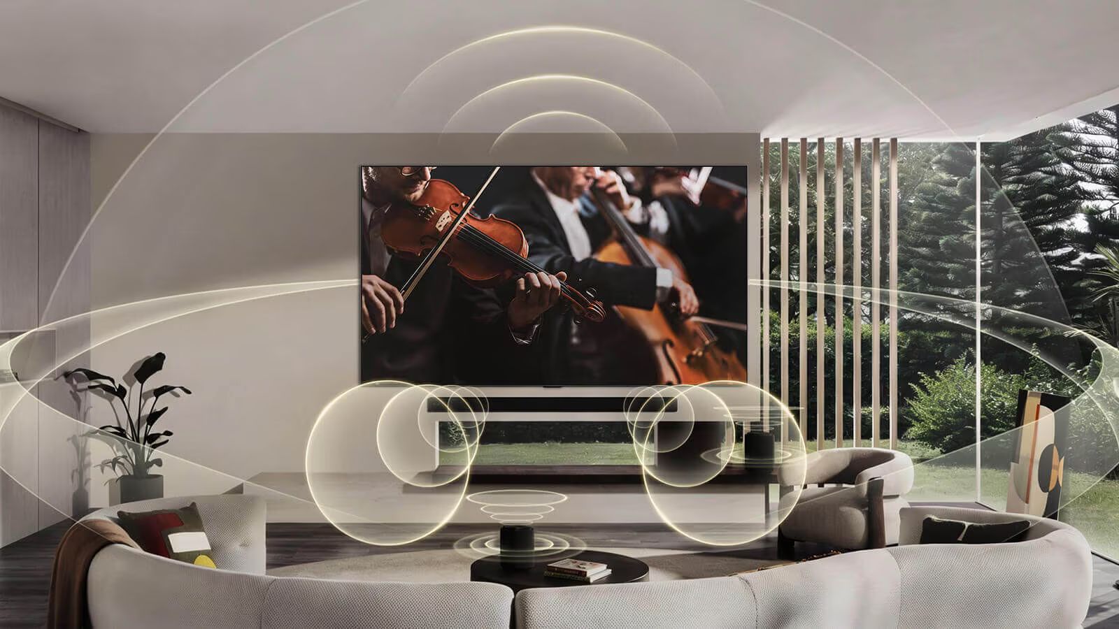 Thưởng thức âm thanh vòm trọn vẹn từ TV LG và Soundbar