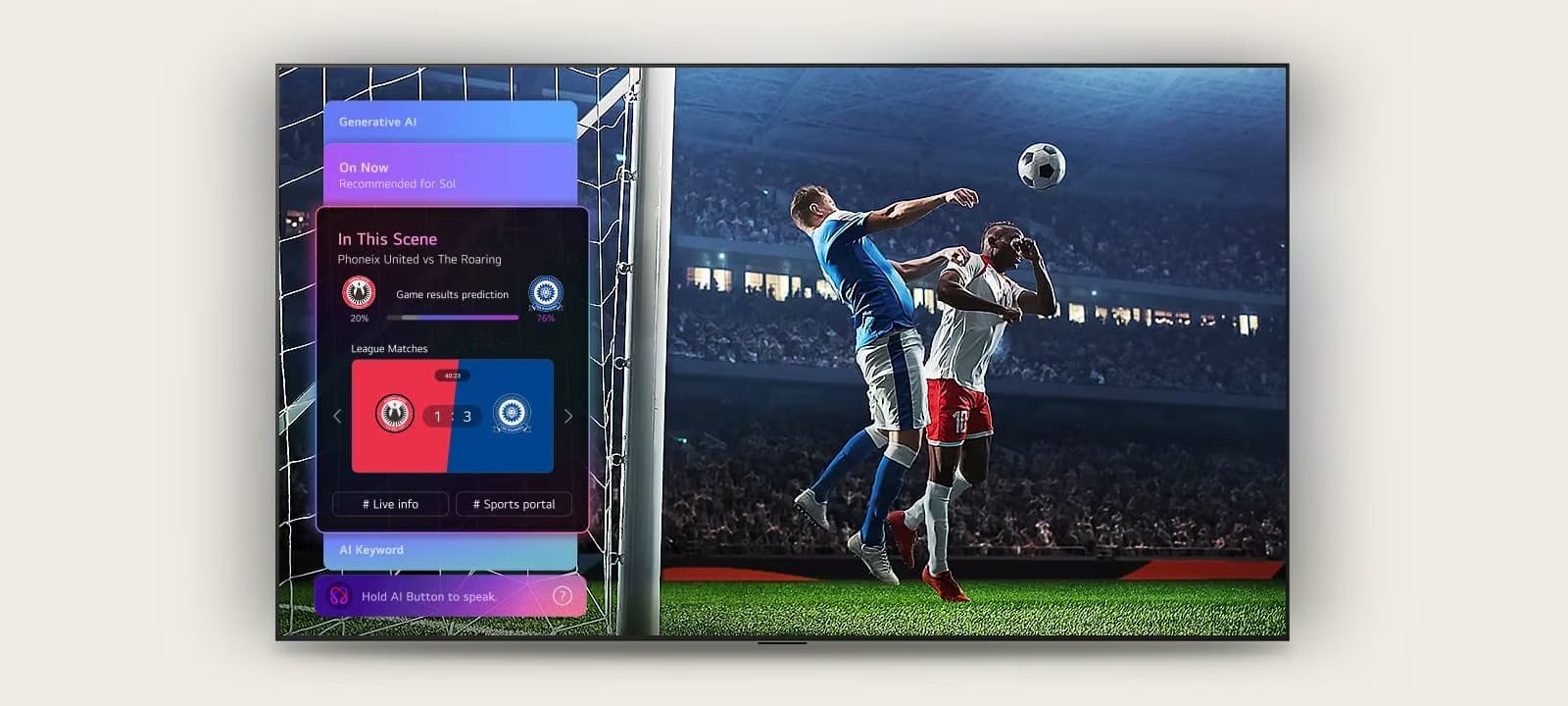 Đắm chìm trong từng trận đấu thể thao với Sports Forecast by AI Concierge