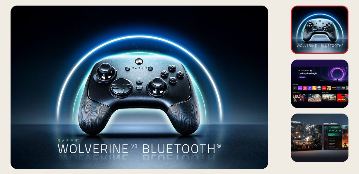 Trang bị hỗ trợ tay cầm Bluetooth Ultra Low Latency