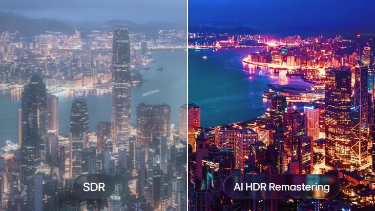 Công nghệ AI HDR Remastering mang đên shình ảnh chân thực, sắc nét 