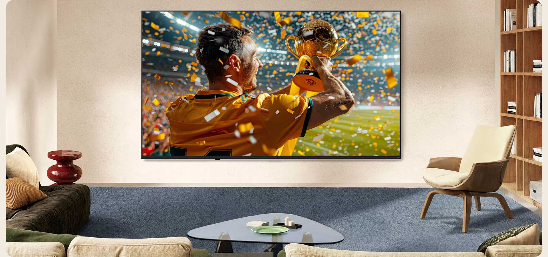 LG 98NU855BPSB được thiết kế với màn hình siêu lớn Ultra Big TV