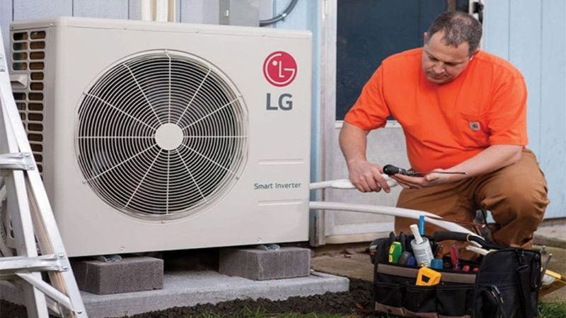 Tổng kho điều hòa, điện máy miền Bắc tại Hà Nội Điều hòa LG báo lỗi CH05 do lỗi kết nối dây tín hiệu