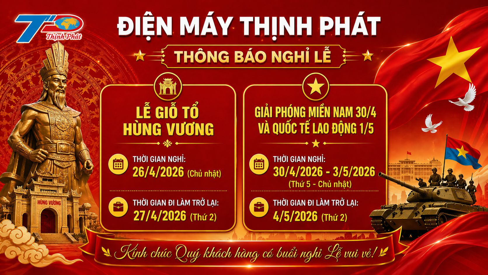 Lịch Nghỉ Lễ 