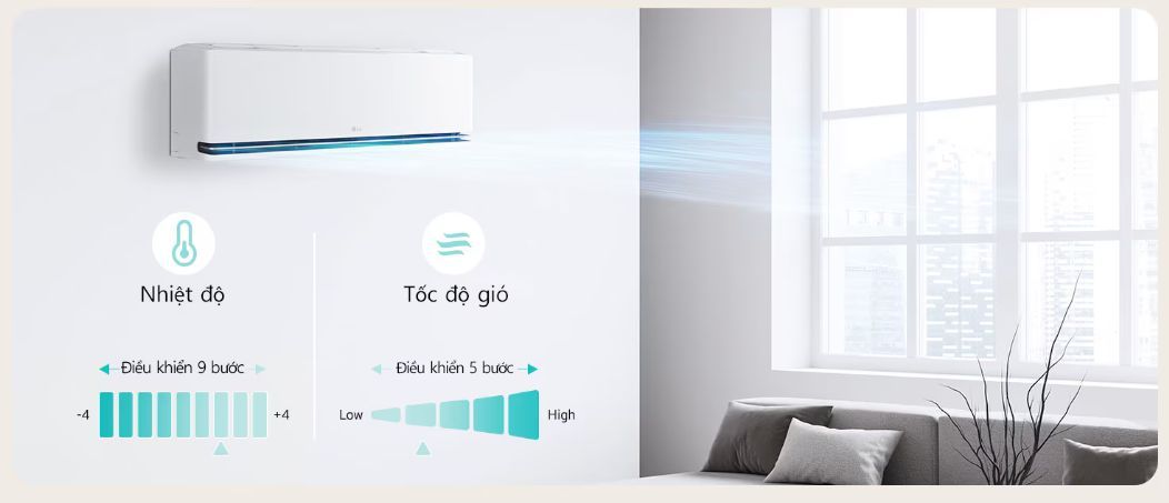 Điều hòa LG DualCool AI Air IDH09M1