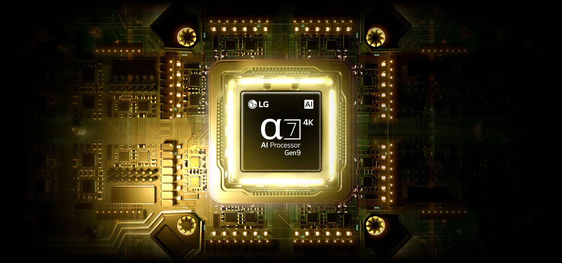 Bộ xử lý AI alpha 7 Gen 9 4K nâng cấp chất lượng hình ảnh 