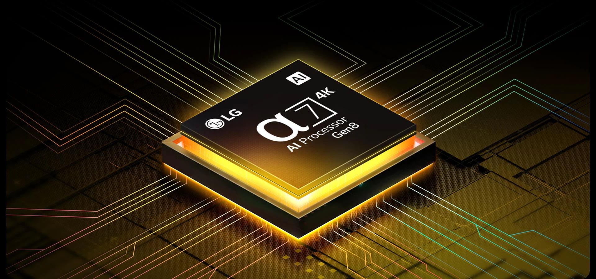 Bộ xử lý AI alpha 7 Gen8 với hiệu suất cải tiến vượt trội tái tạo hình ảnh 4K