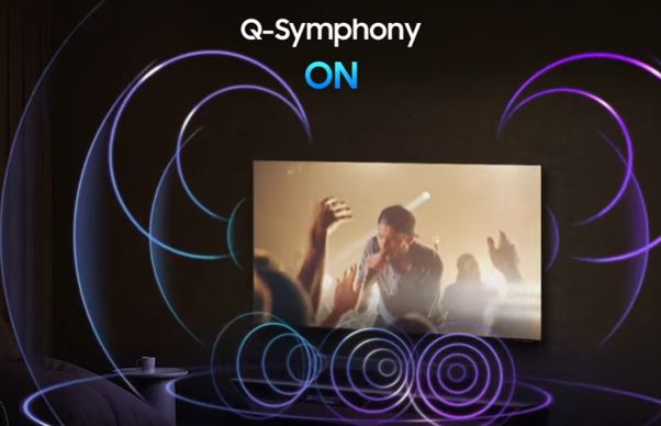 Đồng hộ liền mạch giữa tivi và loa thanh nhờ Q-Symphony