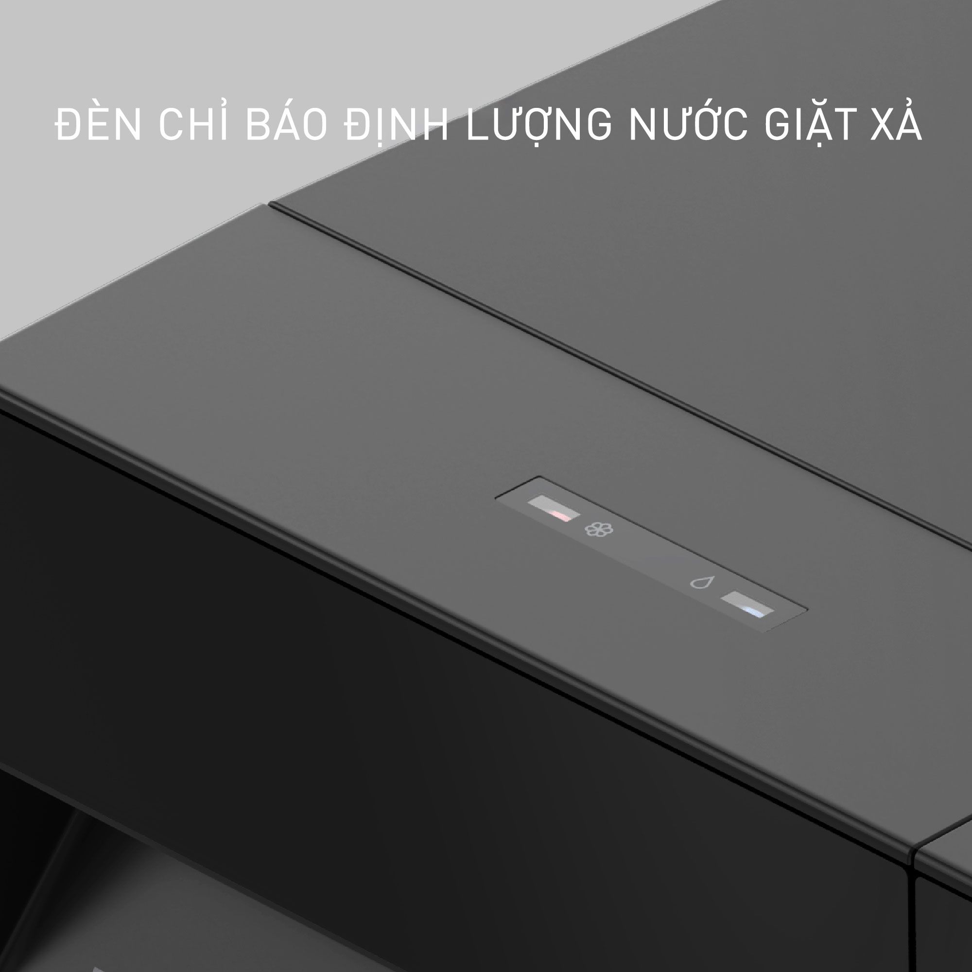 Đèn chỉ báo định lượng giặt xả tích hợp