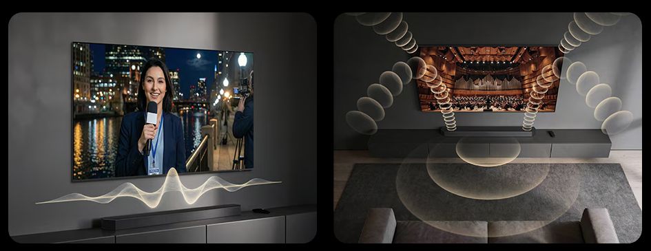 Tổng kho điều hòa, điện máy miền Bắc tại Hà Nội Công nghệ Adaptive Sound kết hợp Q-Symphony