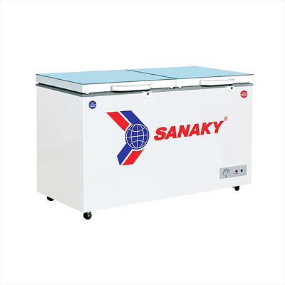 Tủ Đông Sanaky VH-2599W2KD Dàn Đồng 2 Ngăn 250 Lít