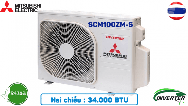 Dàn nóng multi Mitsubishi 34.000BTU SCM100ZM-S 2 chiều