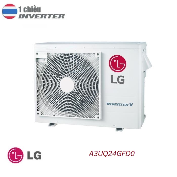 Dàn nóng điều hòa multi LG 24000BTU A3UQ24GFD0 1 chiều inverter