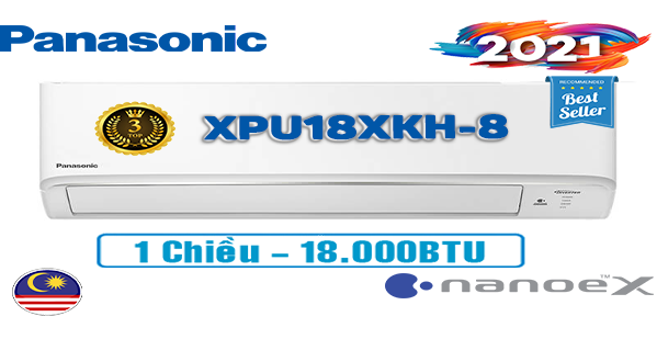 Điều hòa Panasonic XPU18XKH-8 18000BTU 1 chiều inverter