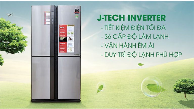 thinh-phat-Tủ lạnh Sharp SJ-FX630V-ST công nghệ J-Tech inverter