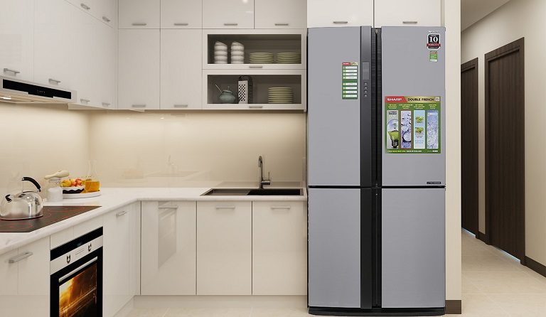 Tủ lạnh Sharp SJ-FX631V-SL 626 thiết kế sang trọng