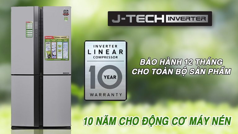 thinh-phat-Tủ lạnh Sharp SJ-FX631V-SL công nghệ J-Tech inverter