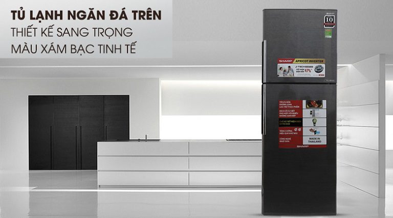 thinh-phat-Tủ lạnh Sharp SJ-X316E-DS thiết kế tinh tế