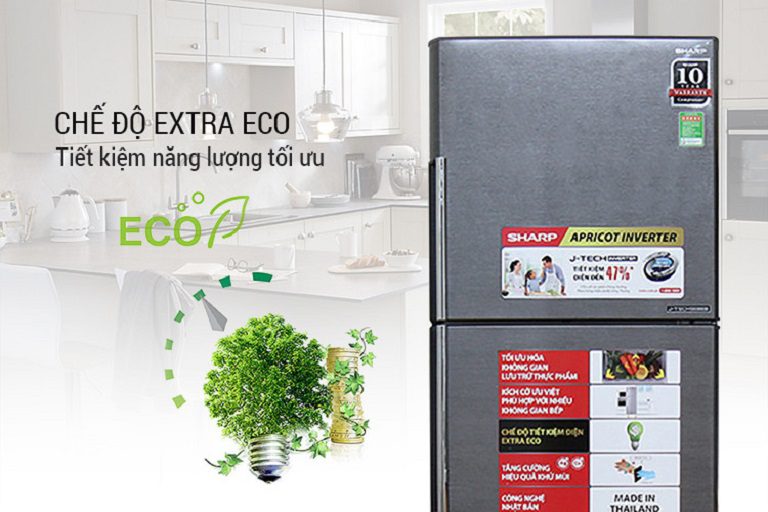thinh-phat-Tủ lạnh Sharp SJ-X346E-DS Extra Eco