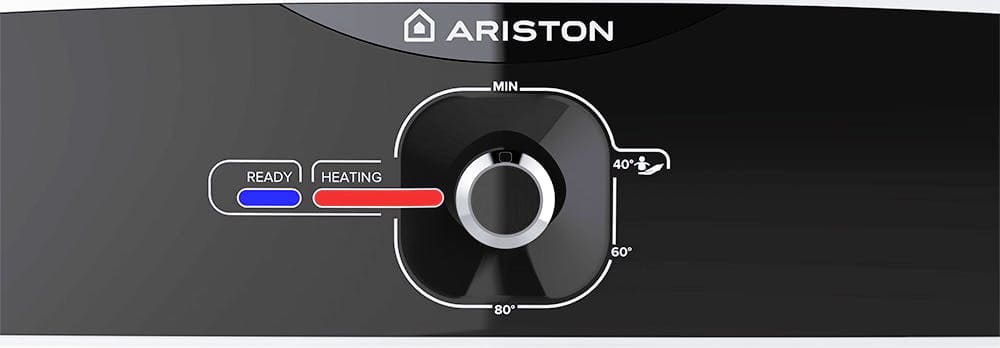 Bình nước nóng 30L Ariston Slim2 30RS, núm vặn điều khiển nhiệt độ