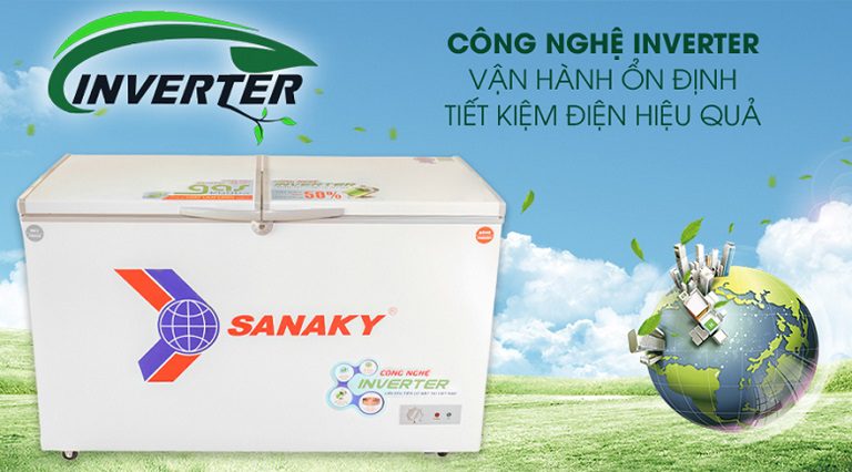 công nghệ inverter tủ Sanaky VH-6699W3 