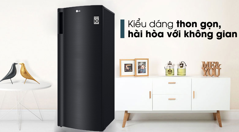 Tủ lạnh LG GN-F304WB inverter 165 lít, kiểu dáng Hiện đại