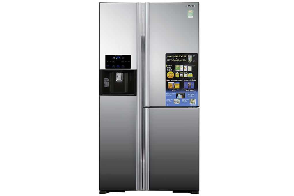 Tủ Iạnh Hitachi R-FM800GPGV2 MIR 584 lít Side by Side