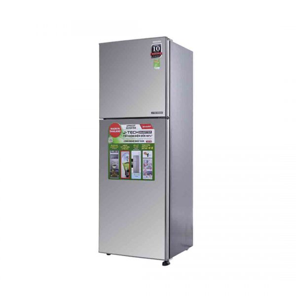 Tủ lạnh Sharp SJ-X251E-SL 241 lít inverter (màu bạc)