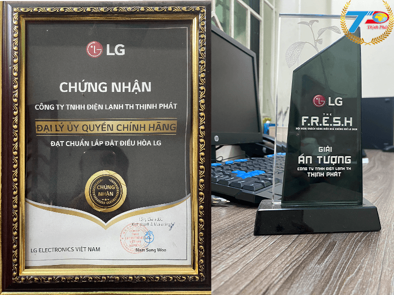 Thịnh Phát đón nhận giải thưởng do LG trao tặng
