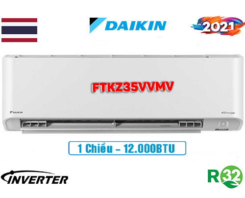 Điều hòa Daikin 12000BTU 1 chiều inverter FTKZ35VVMV