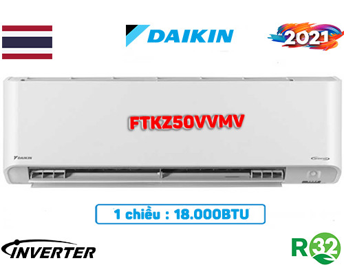 Điều hòa Daikin 18000BTU 1 chiều inverter FTKZ50VVMV