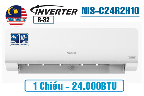 Điều hòa Nagakawa NIS-C24R2H10 24.000BTU 1 chiều inverter