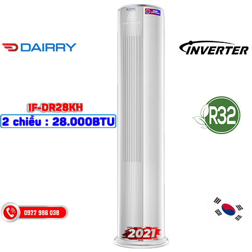 Điều hòa tủ đứng Dairry IF-DR28KH 28000BTU 2 chiều inverter