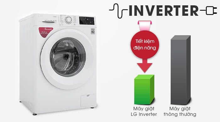 Sự khác biệt vượt trội của máy giặt Inverter so với không inverter