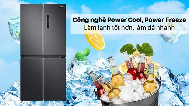 Tủ lạnh Samsung RF48A4000B4/SV, công nghệ làm lạnh Power