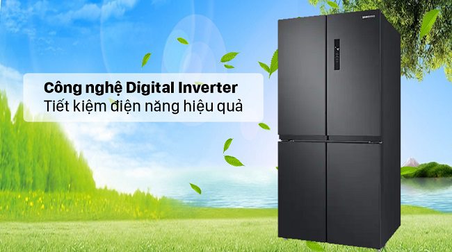 Tủ lạnh Samsung RF48A4000B4/SV công nghệ Inverter