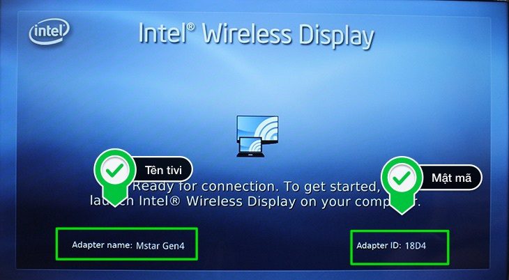 kết nối laptop với tivi Kết nối thông qua Wifi Display