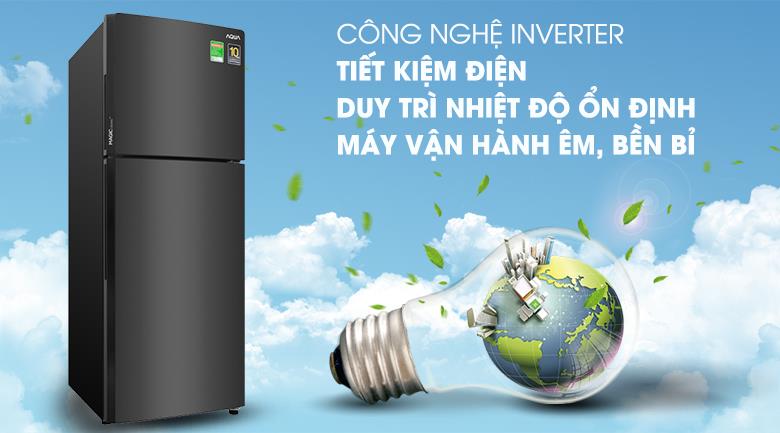 Tủ lạnh Aqua AQR-T219FA(PB) 186 lít inverter tiết kiệm điện