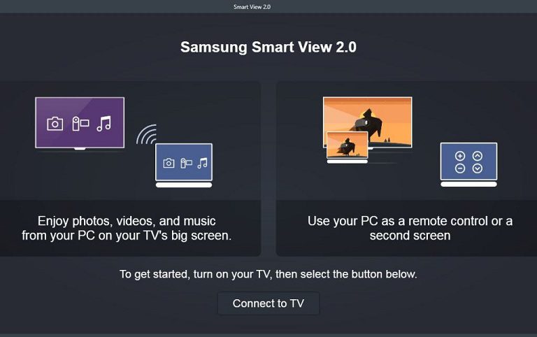 thinh-phat-Smart View hoạt động trên tivi Samsung